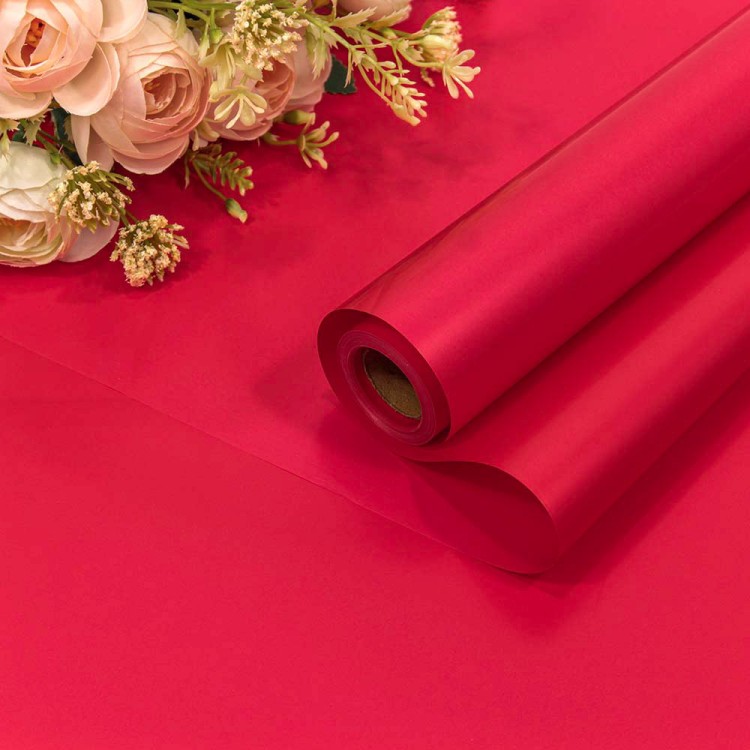 1638/192 Плёнка 0,58*10м матовая "Корейская" 65мкм Малиновый 1/30 1638/192 Плёнка 0,58*10м матовая "Корейская" 65мкм Малиновый 1/30