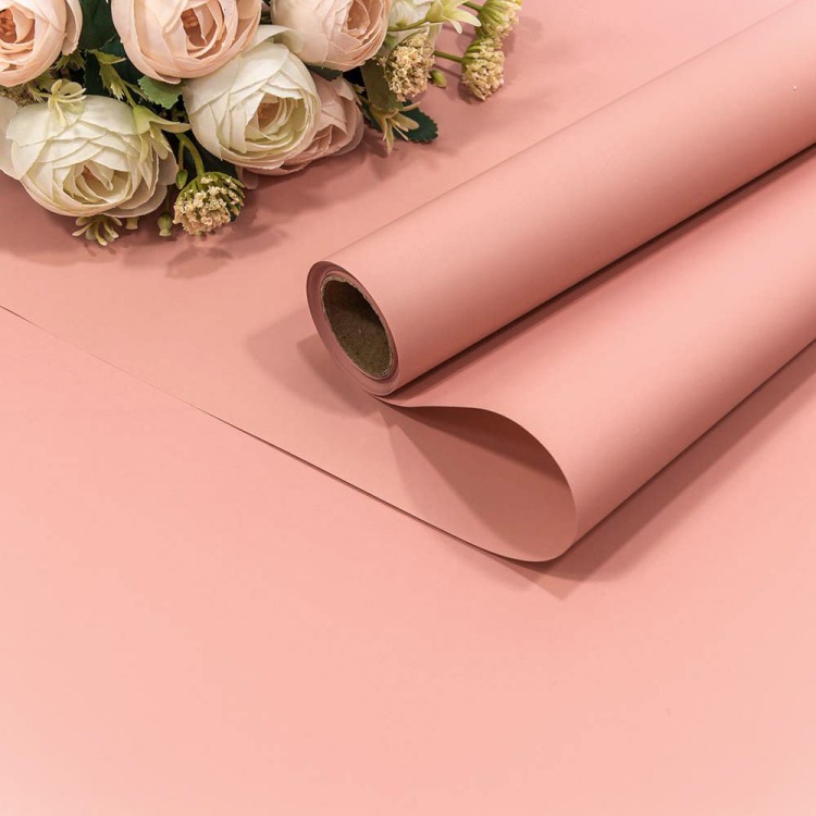 1638/2337 Плёнка 0,58*10м матовая "Корейская" 65мкм Персиковый-2337 1/30 1638/2337 Плёнка 0,58*10м матовая "Корейская" 65мкм Персиковый-2337 1/30