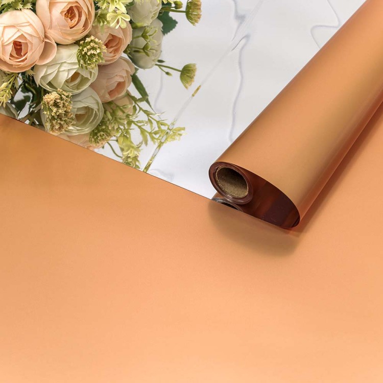 001390/5 Плёнка 0,58*10м глянцевая "Металл" 40мкм Медный 1/30 001390/5 Плёнка 0,58*10м глянцевая "Металл" 40мкм Медный 1/30